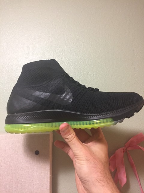 nike zoom all out flyknit black