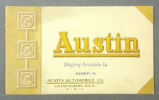 1907 Austin Sales Catalog