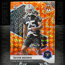 2021 Mosaic - Trevon Moehrig Rookie RC - #383 ORANGE MOSAIC PRIZM RAIDERS MINT