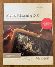 Microsoft Learning DOS - 5.25" disk