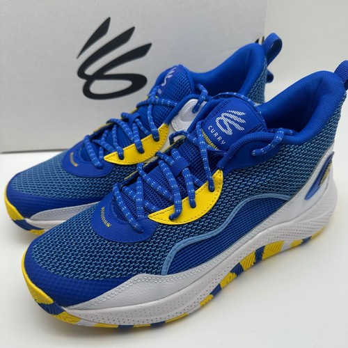 Under Armour Curry 3Z 24 blau/weiß Basketballschuhe Herren Größe 10 3027626-400 " - Bild 3 von 9