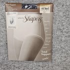 Subtle Shapers Total Support Pantyhose Womens Queen Short Control Panty Hosiery