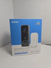 AOSU Video Doorbell Ultra and Wi-fi HomeBase- Space Gray
