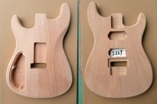 Unfinished Electric Guitar Body Mahogany Wood DIY ST Style locking nut body