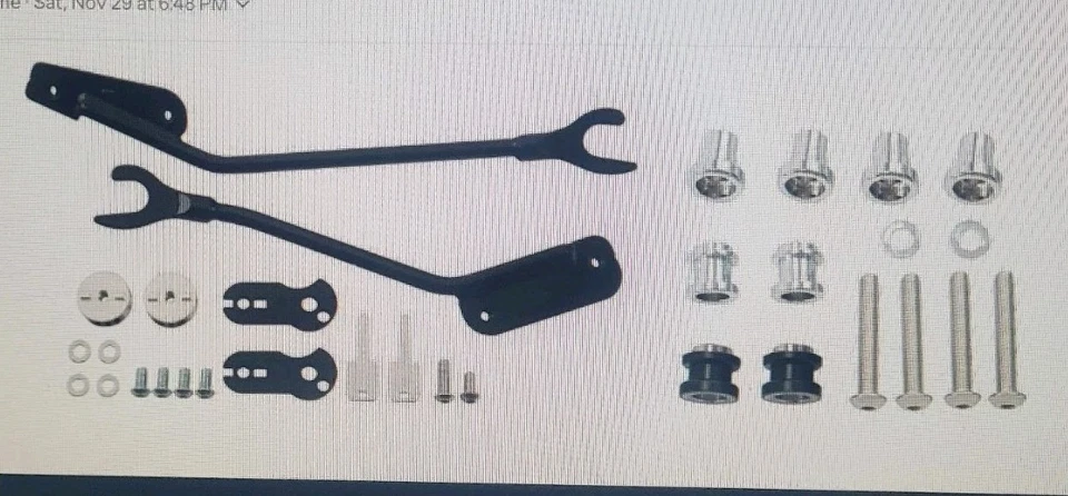 Vivid Black Saddlebags Bags Fit For Harley Low Rider S FXLRS 20-25 FXLR 18-20 19 - Image 3 of 3