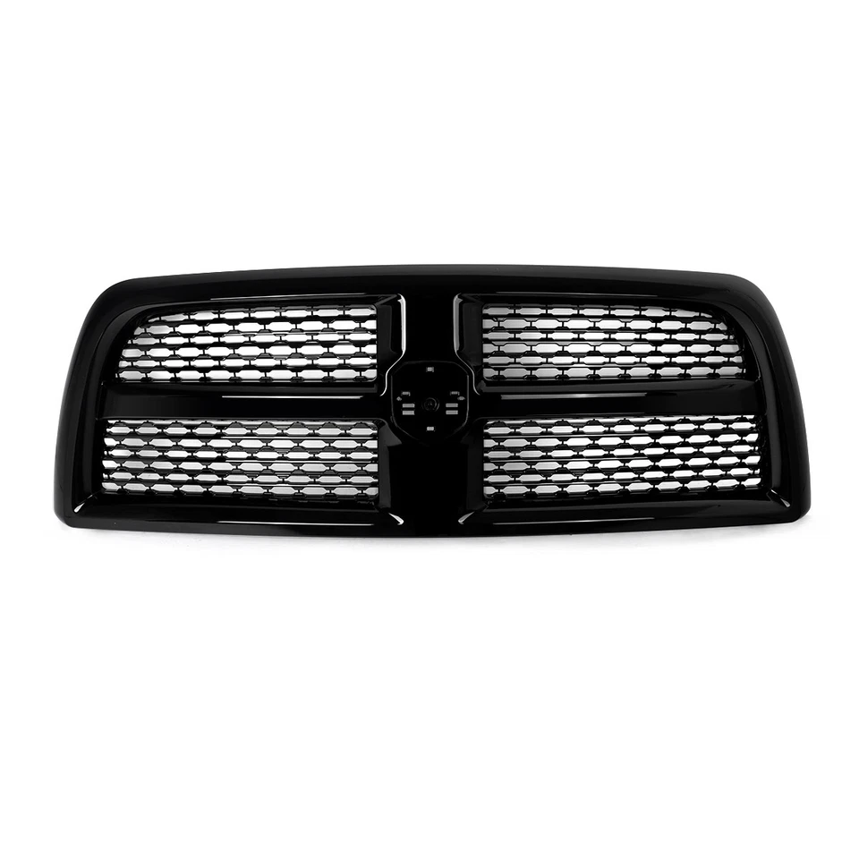 Grille Gloss Black For 2013-2018 Dodge Ram 2500 3500 Laramie Big Horn Tradesman - Image 2 of 4