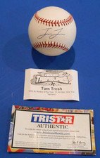 Tom Tresh Signed Rawlings MLB Baseball (Selig) - MLB and Tristar
