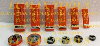 BSF TAP DIE SET 3/16'' - 1/2'' HARD TO FIND 24 PCS SET - BRITISH STANDARD FINE