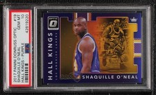 2017 Donruss Optic Hall Kings Purple Prizm Shaquille O'Neal PSA 10 GEM MT 0hc6