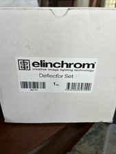 Elinchrom Set of 4 Deflectors Silver, Gold, Frost, Transluct  2 rods EL26310