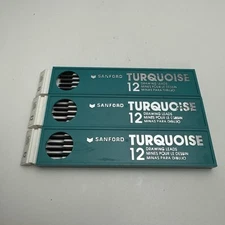 Sanford Turquoise 12 Drawing Leads Mechanical Pencil E3 02404 (6375) Lot 3 VTG