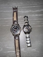 Lot of 2 Men s Watches Wristwatches Working W...