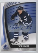 2017-18 SP Game Used Blue Auto Patrik Laine #17 Auto 2d8