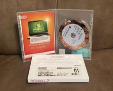 Microsoft Windows 7 SP1 Home 64 Bit OEM System Builder Pack-Used
