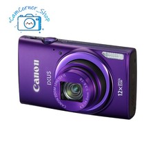 Canon PowerShot ELPH 340 HS/ IXUS 265/IXY 630 Digital Camera Purple 16MP Wi-Fi