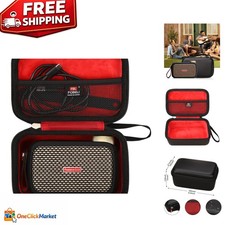 Portable Hard Carrying Case for Positive Grid Spark GO Amp - Black Lightweight