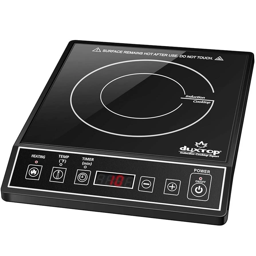 （9100）DUXTOP 1800W Portable Induction Cooktop Countertop Burner, Black 9100MC
Opens in a new window