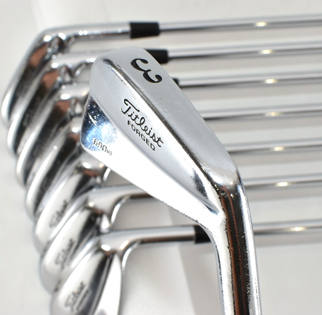 Titleist 690MB 8p 3-4-5-6-7-8-9-Pw RH Golf Iron Set Stiff DG Titleist 690MB 8p 3-4-5-6-7-8-9-Pw RH Golf Iron Set Stiff DG