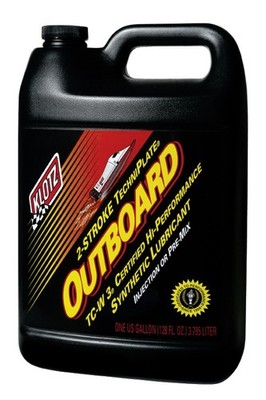 KLOTZ KL-333 Marine Outboard Techniplate TC-W3 2-Cycle 2 Stroke Oil - 4 Gallons
