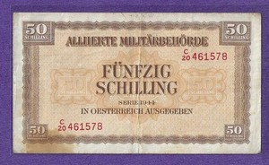 1944 Austria 50 Shilling