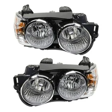 NEW PAIR OF HALOGEN HEADLIGHT FITS CHEVROLET SONIC LS HATCHBACK 12-16 GM2503359