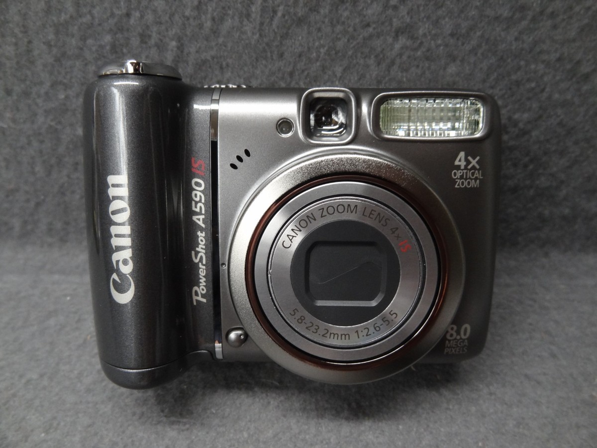 Canon PowerShot A590 IS 8.0MP Digital Camera - Gray for sale