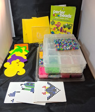 Perler Beads Lot - Perler Beads And Templates 2lbs beads