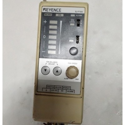 one used Keyence SJ-F100 Static eliminator Tested Good OK