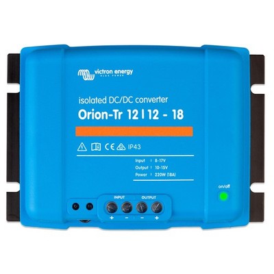 OrionTr Spannungswandler  12/12Volt 18 Ampere 220Watt  IP43 Geschützt  DCDC K...