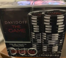 DAVIDOFF THE GAME by Davidoff 1.35oz X2= 2.7 Set Each Sealed Authentic Original 