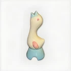 Vintage Shawnee Pottery Pie Bird Vent Mid Century 5” Blue Pink White Bird