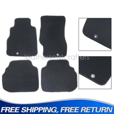2006-2010 For Infiniti M35 M45 X Front & Rear Floor Mats Carpet Velour Black New