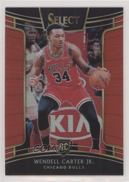 2018-19 Panini Select Concourse Red Prizm 149/199 Wendell Carter Jr #65 2pv