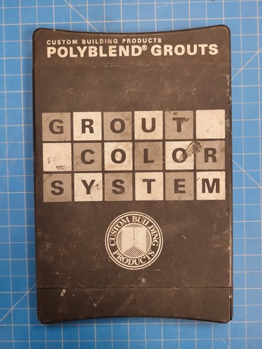 Custom Building Products Polyblend Grout Color System Sample Swatch Kit Case Cha