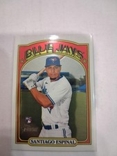 2021 Topps Heritage #630 Santiago Espinal Chrome # 836/999