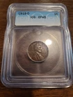 1919-D 1c Lincoln Cent Coin ICG EF-45 Wheat Penny