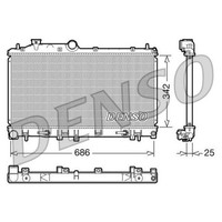 Denso WasserküHler MotorküHler Aluminium FüR Subaru Forester Sh_ 2.5 AWD