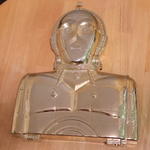 Vintage Star Wars C-3PO Carrying Case 1983 Kenner ROTJ w/ Original Inner Straps