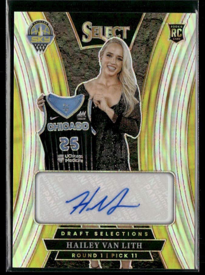 2025 Panini Select WNBA - Draft Selections Signatures Hailey Van Lith...