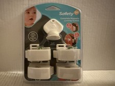 Safety 1st HS132 Complete Magnetic Locking System 4 Locks/1 Magnetic Key - NEW