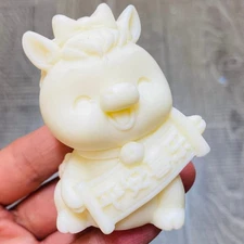 2"+Natural Genuine Tagua Nut Horse  Hand Carved Decoration healing 1PC