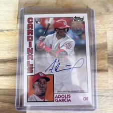 2019 Topps - 1984 Topps Baseball Autographs Adolis Garcia #84A-AG (AU, RC)