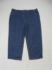 Woman Within Classic Fit 26W Jeans Elastic Back Blue 91019 EUC