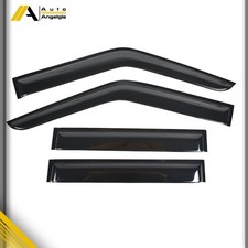 4pcs Rain Guard Black For Nissan Frontier Le 2005-2019 2020 Window Visors Vent