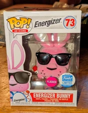 Funko POP! Ad Icons  ENERGIZER BUNNY  #73 Flocked EXCLUSIVE! Vinyl Figure 