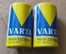Varta 222  Mono Pertrix Batterie f&uuml;r Sammler 1,5 Volt D-Zelle