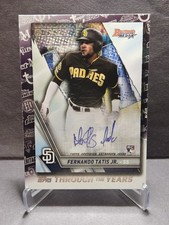 Fernando Tatis Jr 2019 Bowman's Best Auto Through The Years TTY-12 Topps 2021 RP