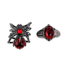 Beetlejuice 2 Beetlejuice and Ex-Wife Delores Ring Set Limited Edition Replica