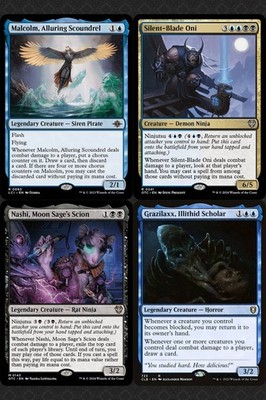 jin sakai mtg commander deck MTG Commander Deck EDH Deck Jin Sakai, Ghost of Tsushima 100 Magic Cards  Custom Deck Playstation Esper
