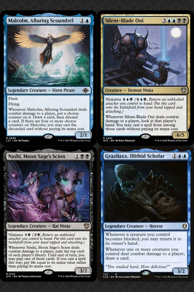 Jin Sakai, Ghost of Tsushima Commander Deck Magic MTG Ready-to-Play Esper EDH - Image 3 of 4